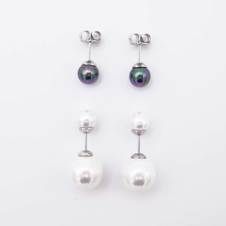 boucles oreilles perles de majorque orquidea 32002 04