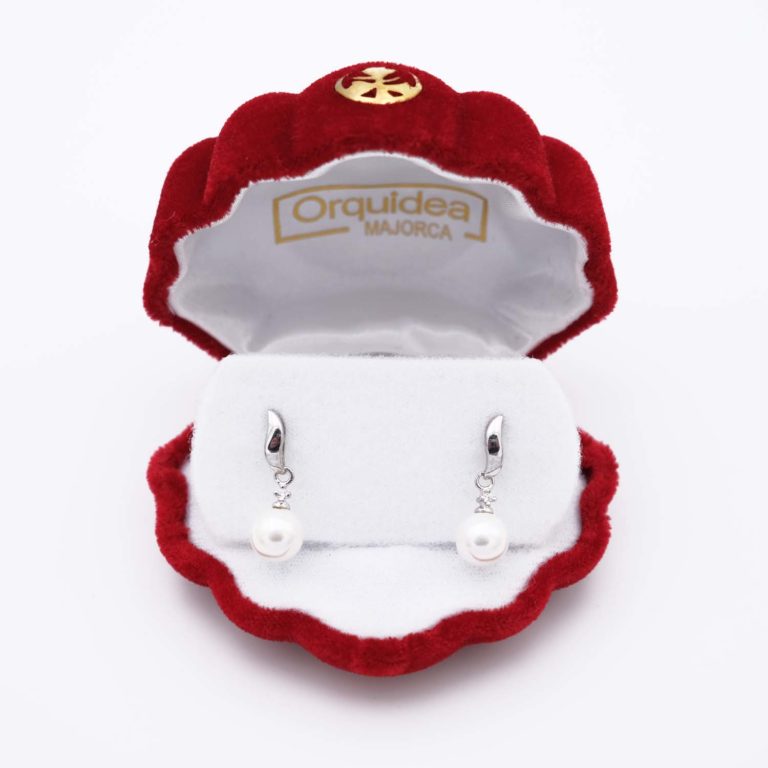 boucles oreilles perles de majorque orquidea 61078 06