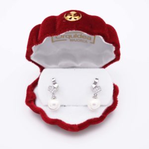 boucles oreilles perles de majorque orquidea 61221 06