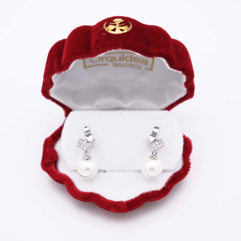 boucles oreilles perles de majorque orquidea 61221 06