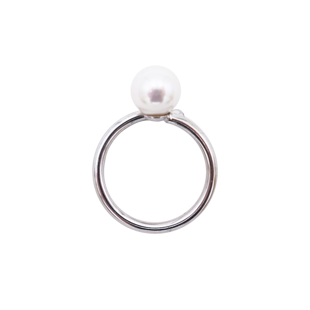 bague perles de majorque orquidea a