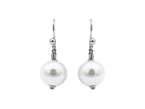 boucles oreilles perles de majorque orquidea