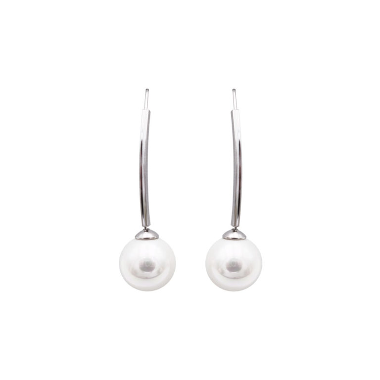 boucles oreilles perles de majorque orquidea