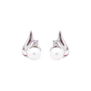 boucles oreilles perles de majorque orquidea