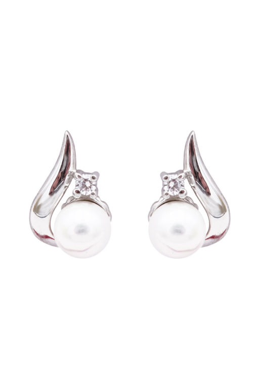 boucles oreilles perles de majorque orquidea
