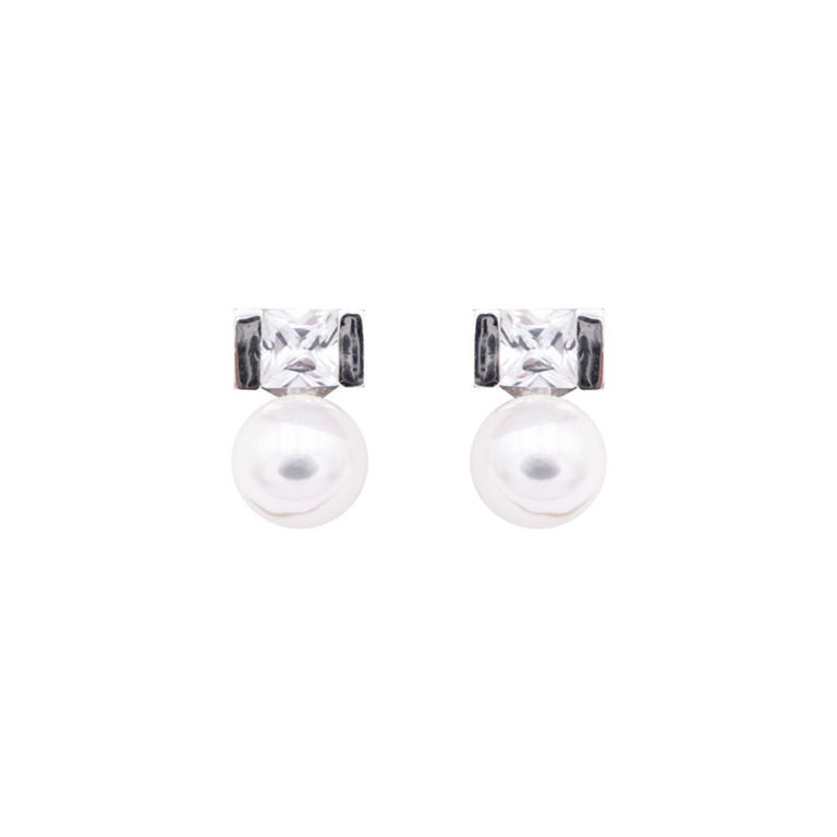 boucles oreilles perles de majorque orquidea