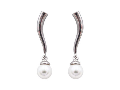 boucles oreilles perles de majorque orquidea