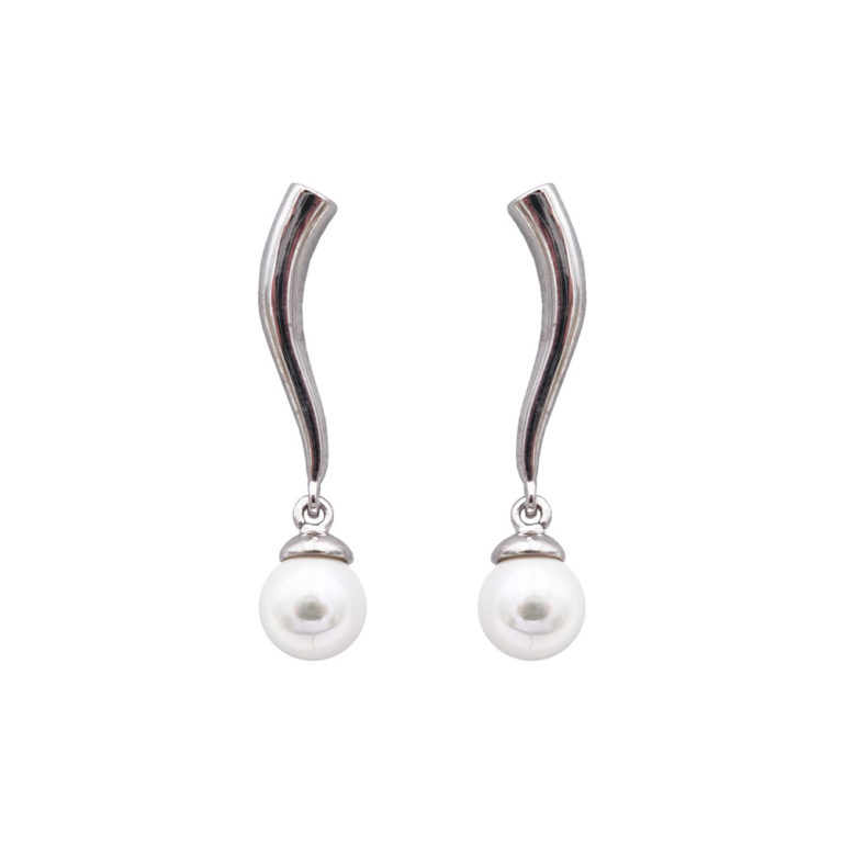 boucles oreilles perles de majorque orquidea