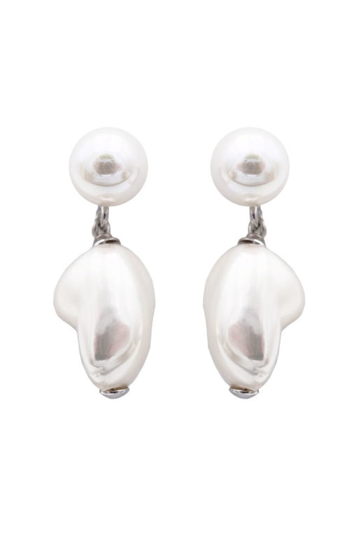 boucles oreilles perles de majorque orquidea