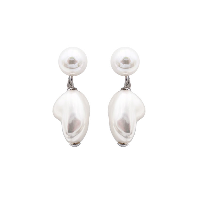 boucles oreilles perles de majorque orquidea
