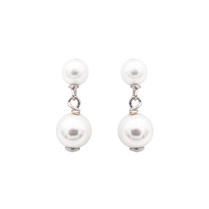 boucles oreilles perles de majorque orquidea
