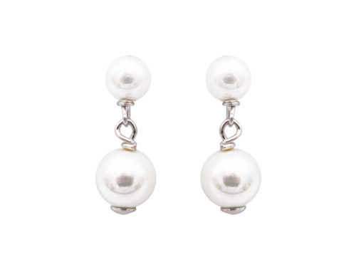 boucles oreilles perles de majorque orquidea