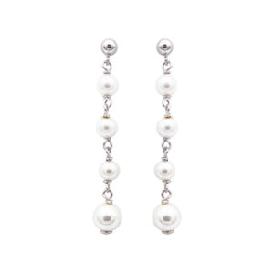 boucles oreilles perles de majorque orquidea