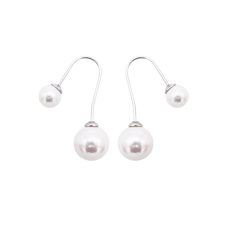 boucles oreilles perles de majorque orquidea