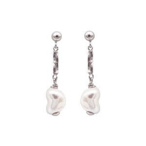 boucles oreilles perles de majorque orquidea