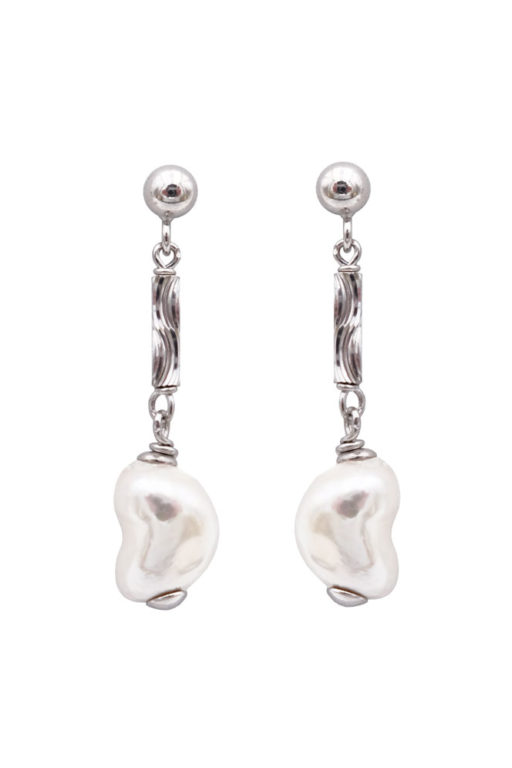 boucles oreilles perles de majorque orquidea