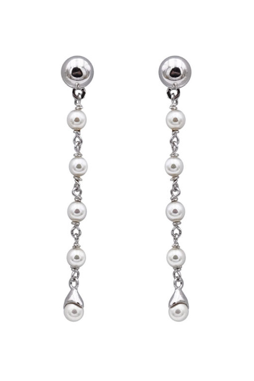 boucles oreilles perles de majorque orquidea
