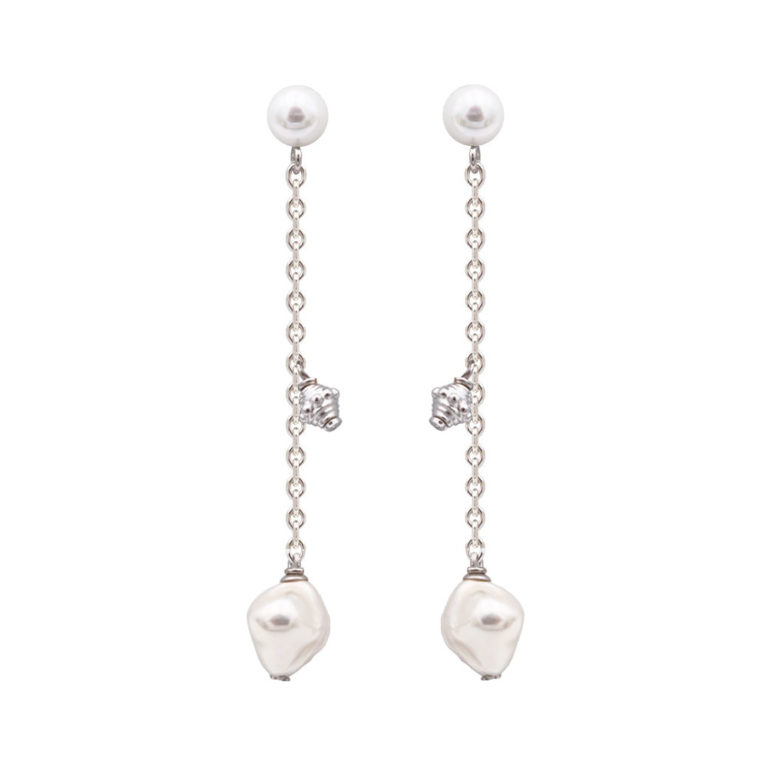 boucles oreilles perles de majorque orquidea