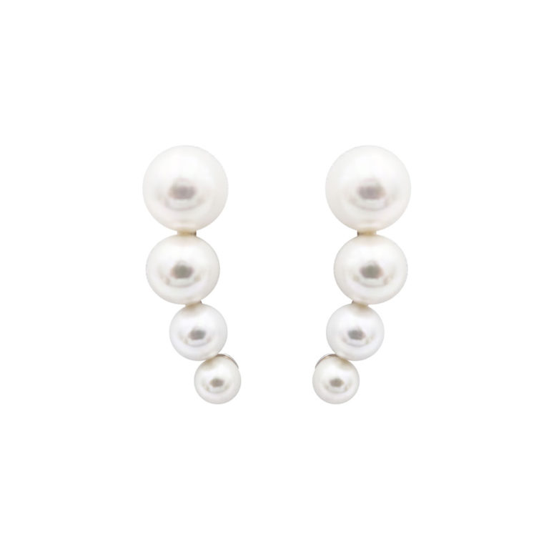 boucles oreilles perles de majorque orquidea