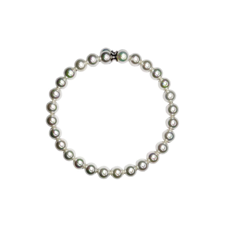 bracelet perles de majorque orquidea