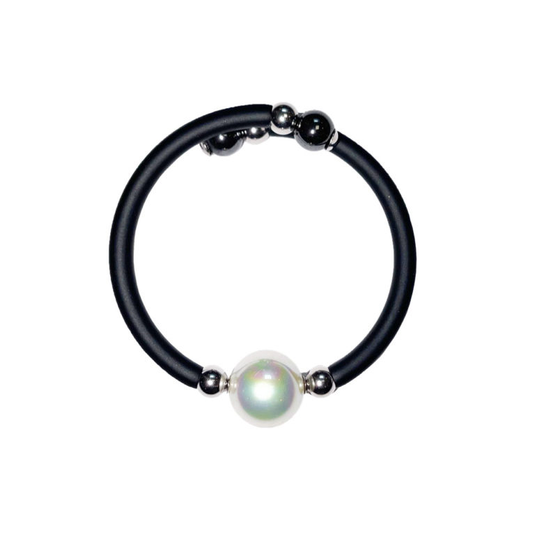 bracelet perles de majorque orquidea