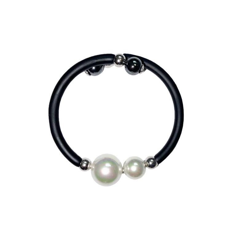 bracelet perles de majorque orquidea