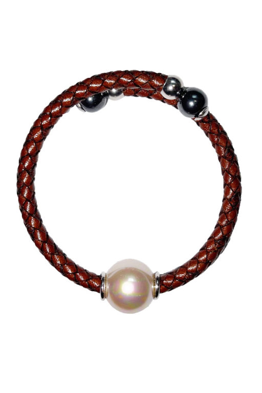 bracelet perles de majorque orquidea