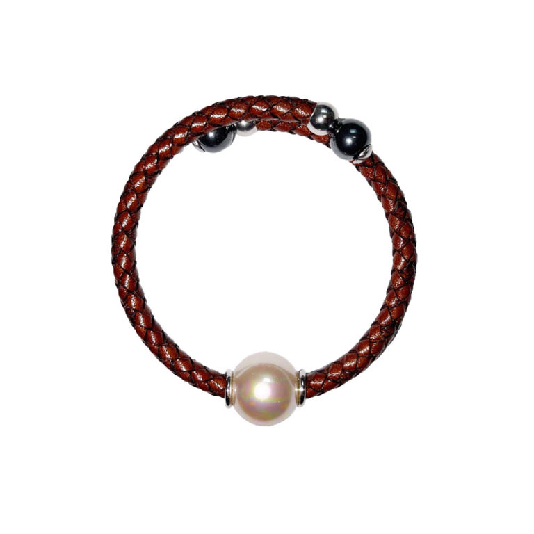 bracelet perles de majorque orquidea
