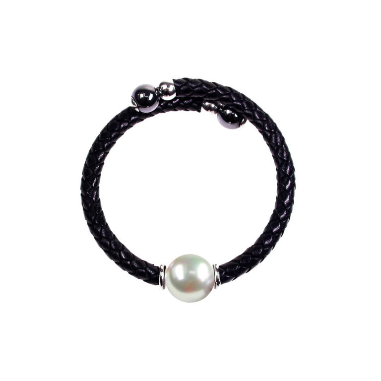 bracelet perles de majorque orquidea