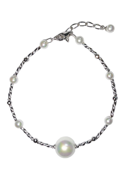 bracelet perles de majorque orquidea