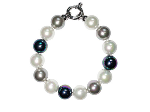 bracelet perles de majorque orquidea