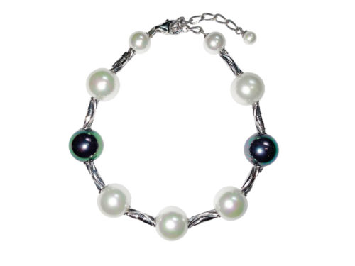 bracelet perles de majorque orquidea