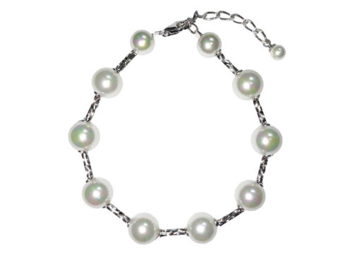 bracelet perles de majorque orquidea