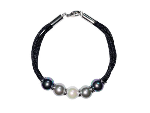 bracelet perles de majorque orquidea