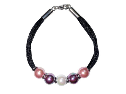 bracelet perles de majorque orquidea