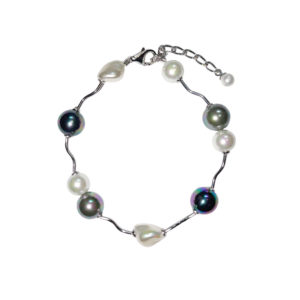 bracelet perles de majorque orquidea