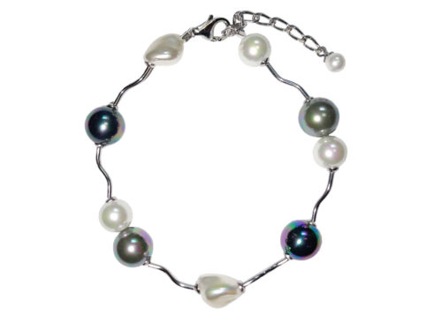 bracelet perles de majorque orquidea