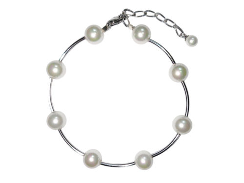bracelet perles de majorque orquidea