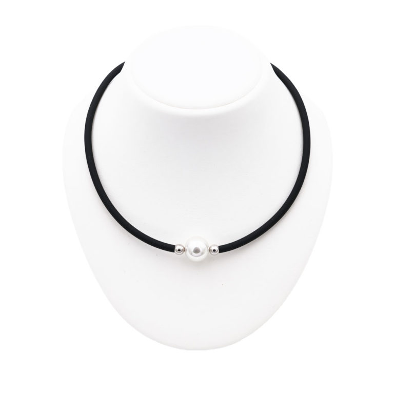 collier perles de majorque orquidea