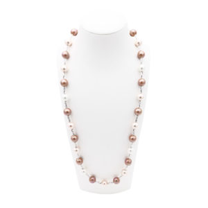 collier perles de majorque orquidea