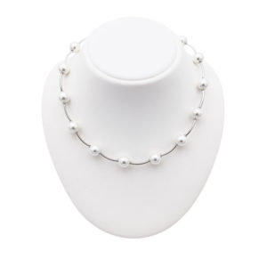 collier perles de majorque orquidea