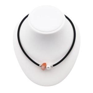 collier perles de majorque orquidea