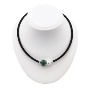 collier perles de majorque orquidea