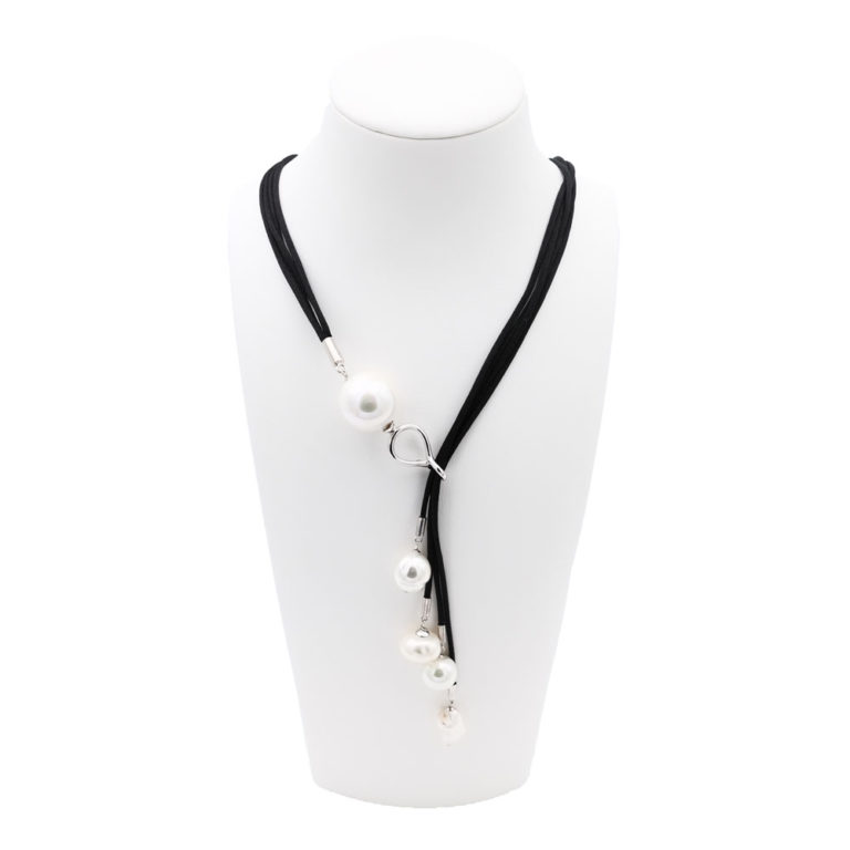 collier perles de majorque orquidea