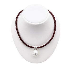 collier perles de majorque orquidea