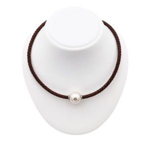 collier perles de majorque orquidea