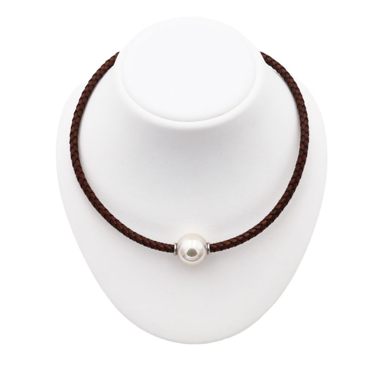 collier perles de majorque orquidea