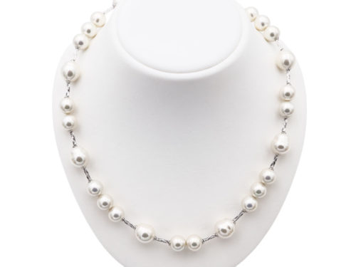 collier perles de majorque orquidea
