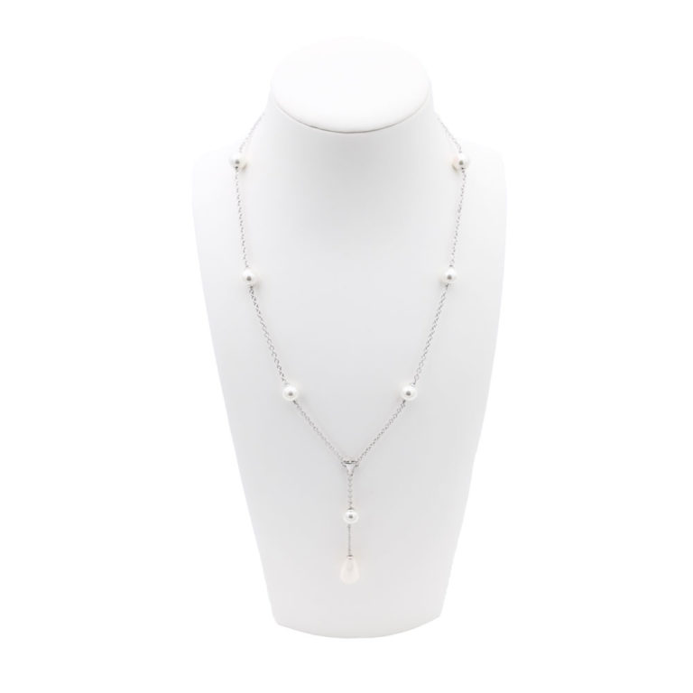 collier perles de majorque orquidea