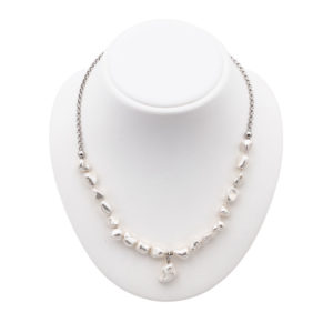 collier perles de majorque orquidea